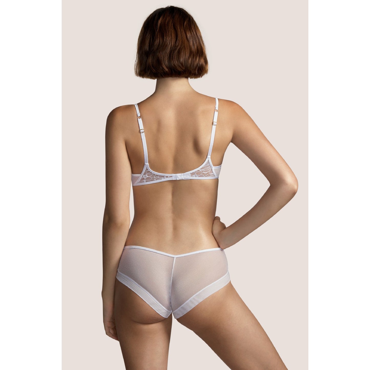 Andres Sarda Tyng White Lace Rio Briefs