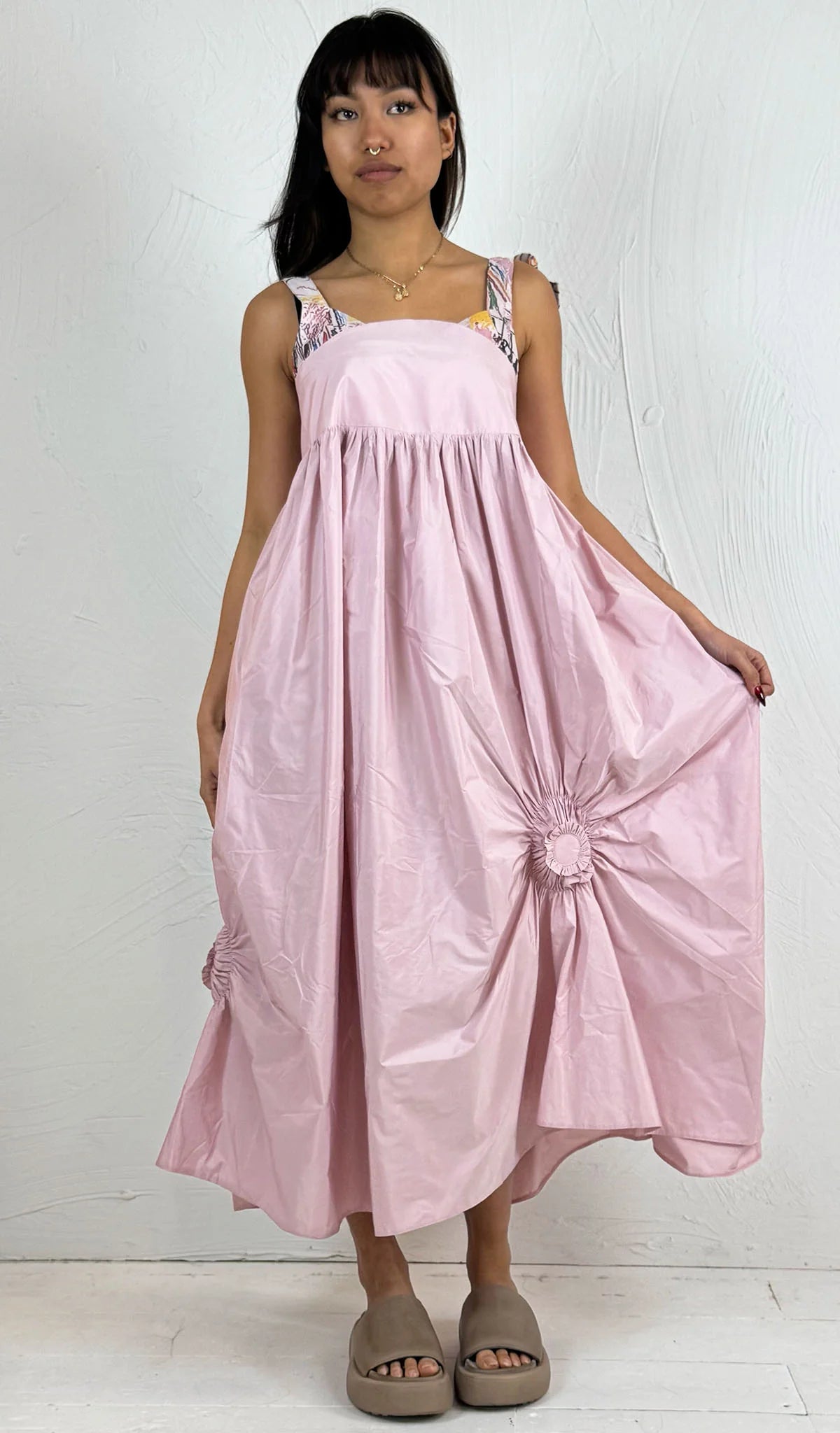 Bize Ball Tie Dress