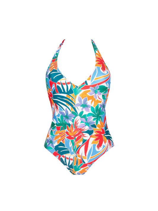 Antigel La Flaneuse One-piece swimsuit without underwire with neckline