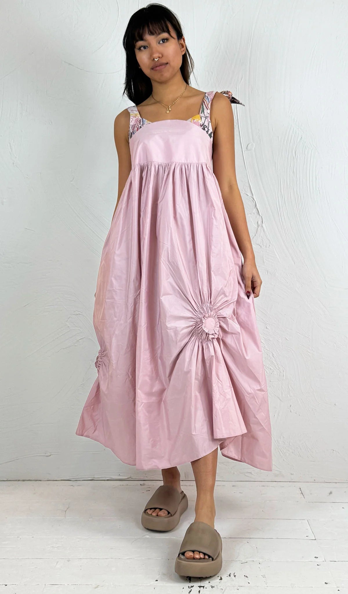 Bize Ball Tie Dress
