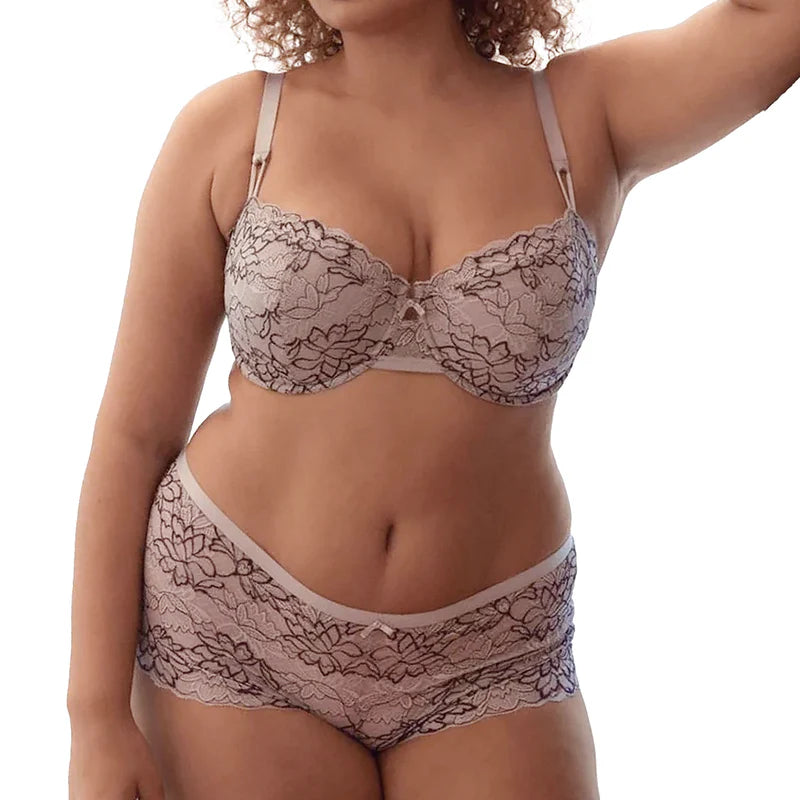 Montelle Bridgert Keyhole Balconette 9528 - Moonshell/Pinot