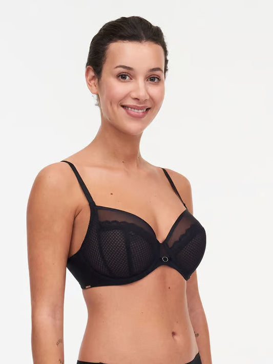Chantelle Parisian Allure Unlined Plunge Bra - Black C22310-001