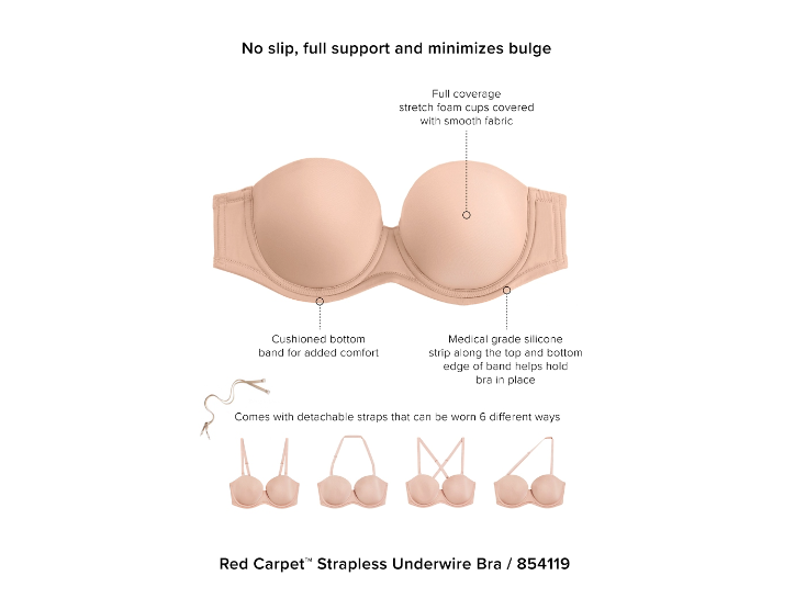 Wacoal Red Carpet™ Strapless Underwire Bra 854119