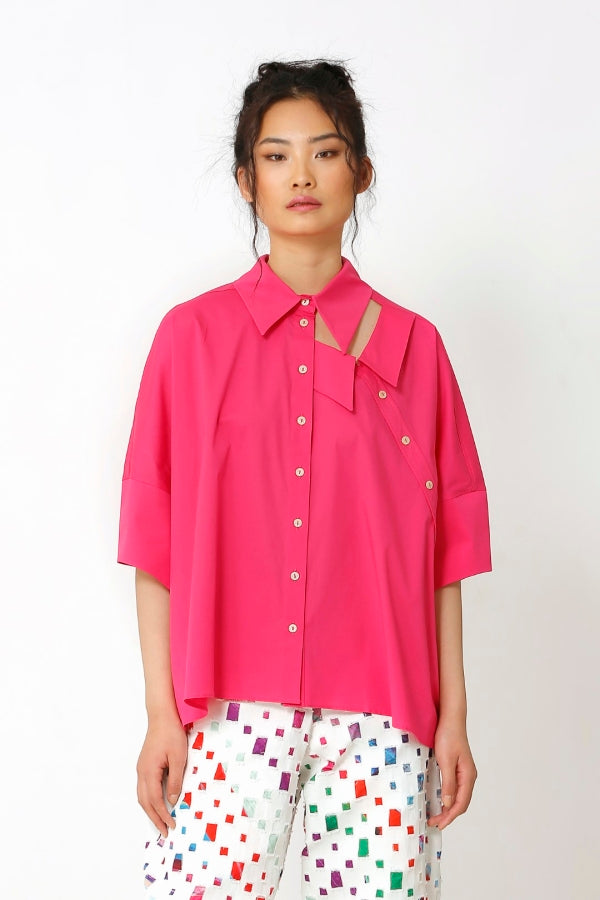 BIZE Double Collar Shirt
