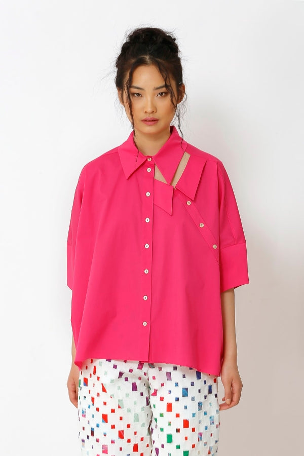 BIZE Double Collar Shirt