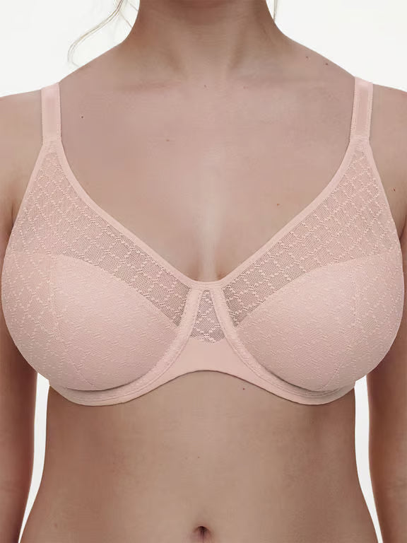 Chantelle Norah Chic Underwire Bra - Nude Rose