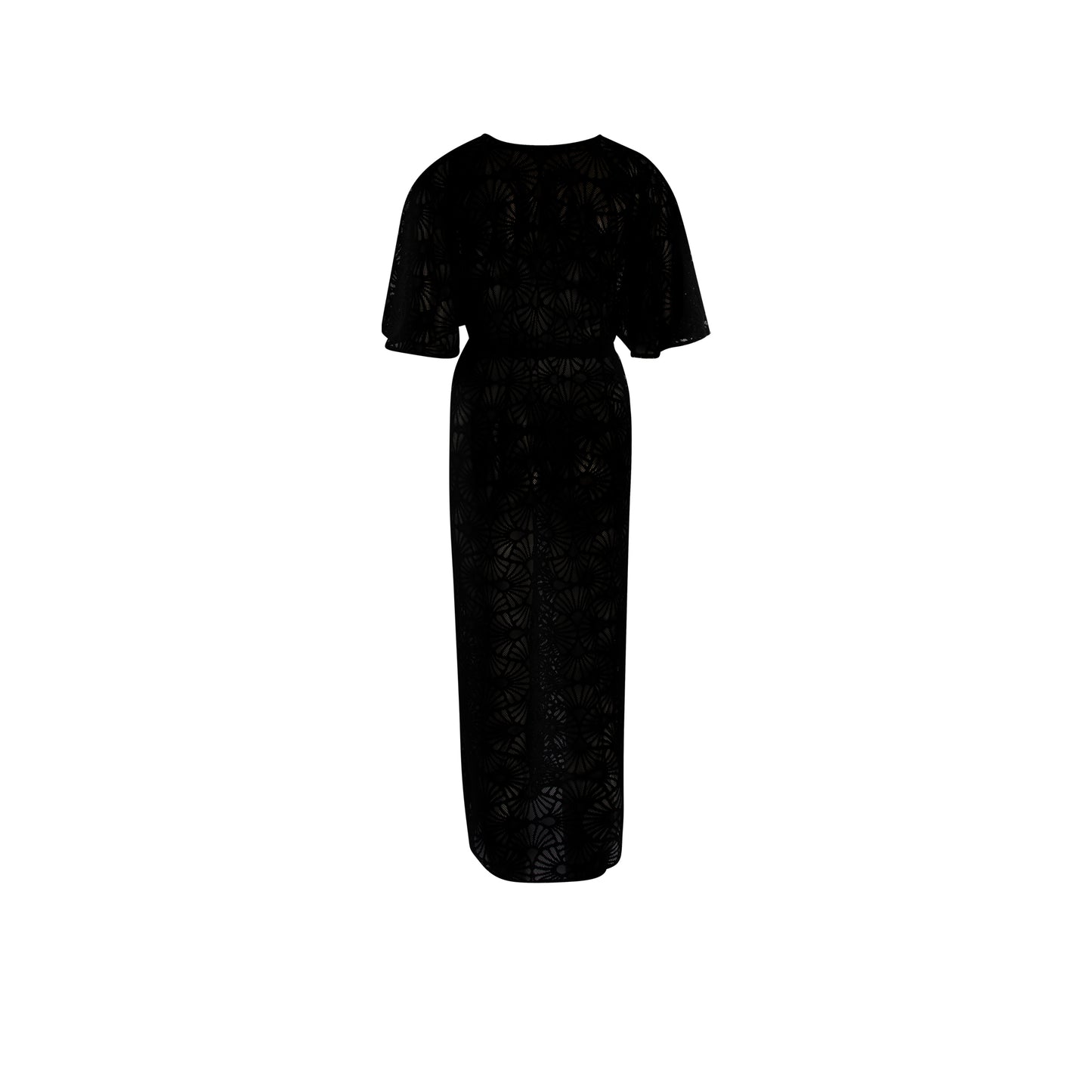 Antigel Long kimono-style beach dress