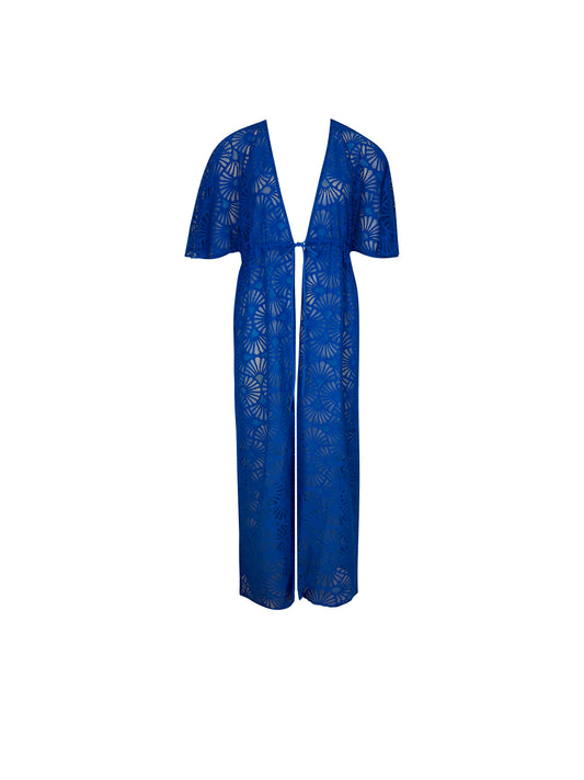 Antigel Long kimono-style beach dress