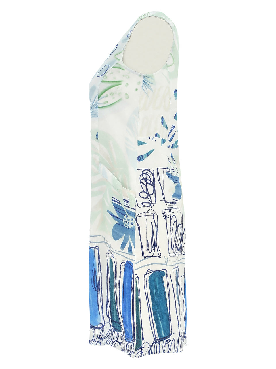 Dolcezza 'City Garden' Linen Dress - Style 25774