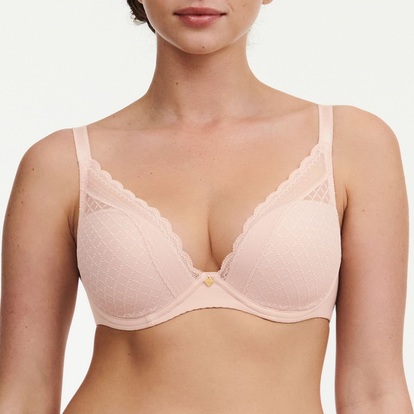 Chantelle CHANTELLE NORAH CHIC PLUNGE T-SHIRT BRA- C16MNA- ORG