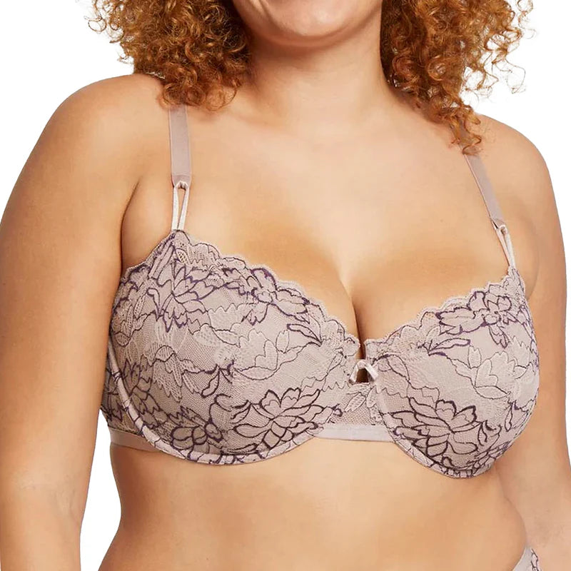 Montelle Bridgert Keyhole Balconette 9528 - Moonshell/Pinot