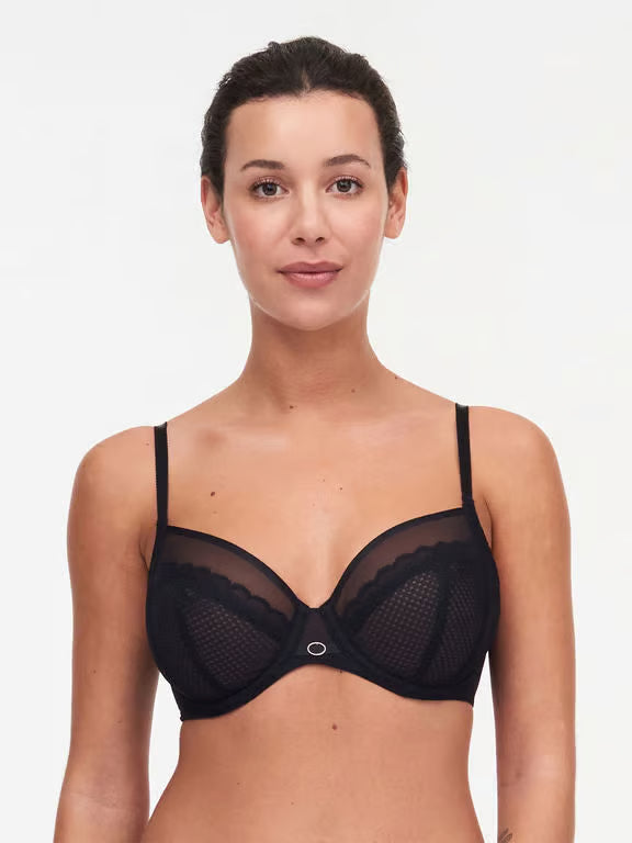 Chantelle Parisian Allure Unlined Plunge Bra - Black C22310-001