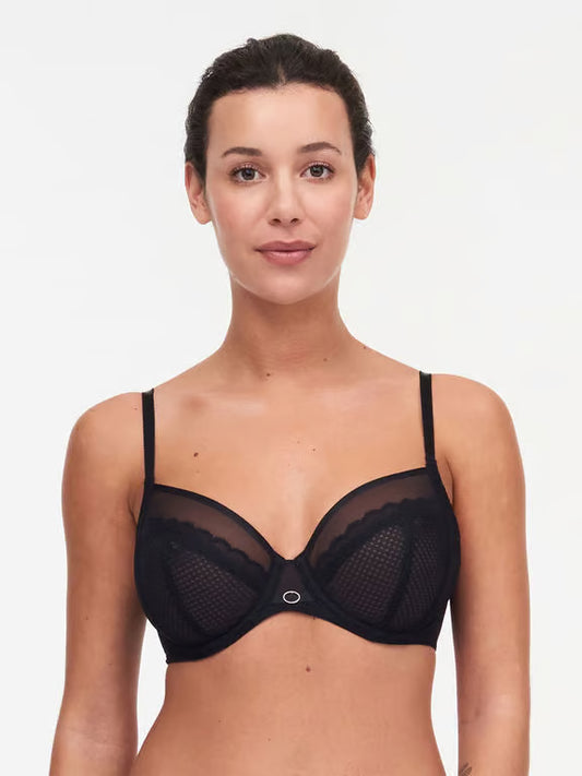 Chantelle Parisian Allure Unlined Plunge Bra - Black C22310-001