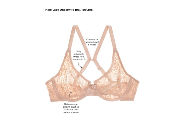 Wacoal Halo Lace Underwire Bra