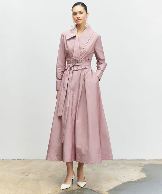BIZE Taffeta Wrap Dress