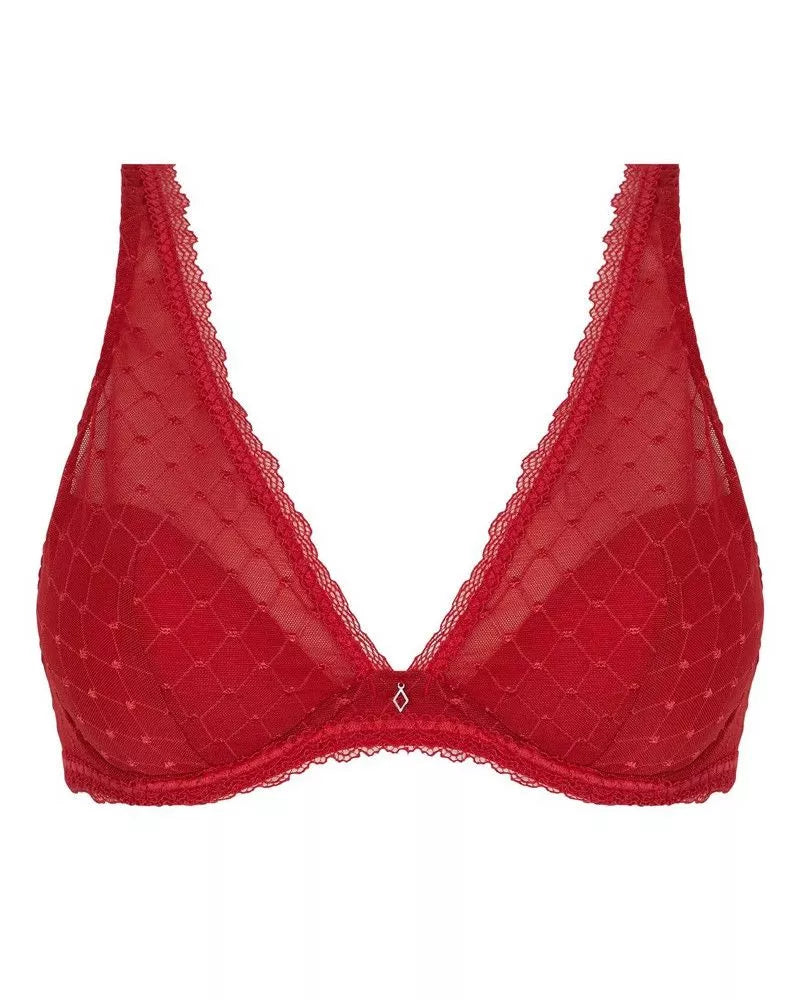 Antigel Agenda Plaisir Triangle bra (Rouge Cherry)