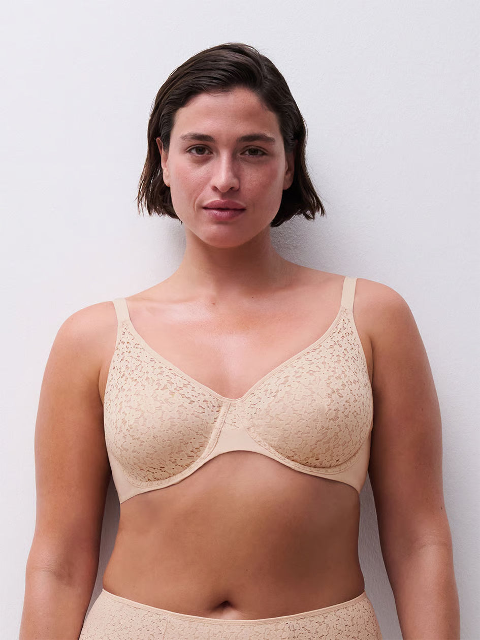 Chantelle Norah Comfort Underwire Bra - Nude Blush C13F10-01N