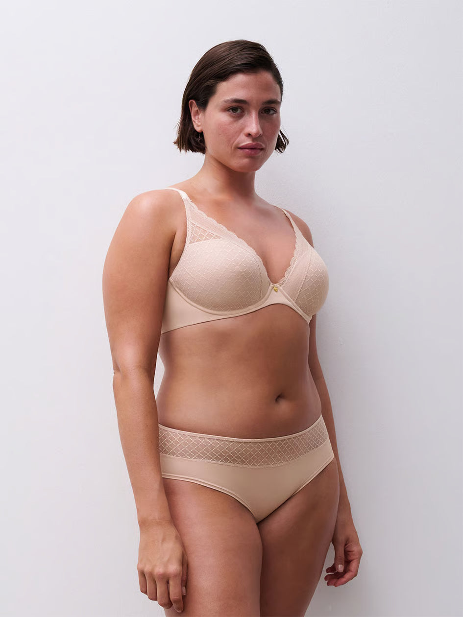 Chantelle CHANTELLE NORAH CHIC PLUNGE T-SHIRT BRA- C16MNA- ORG